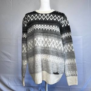 Burberry Brit Fair Isle Cashmere wool Sweater Size L
